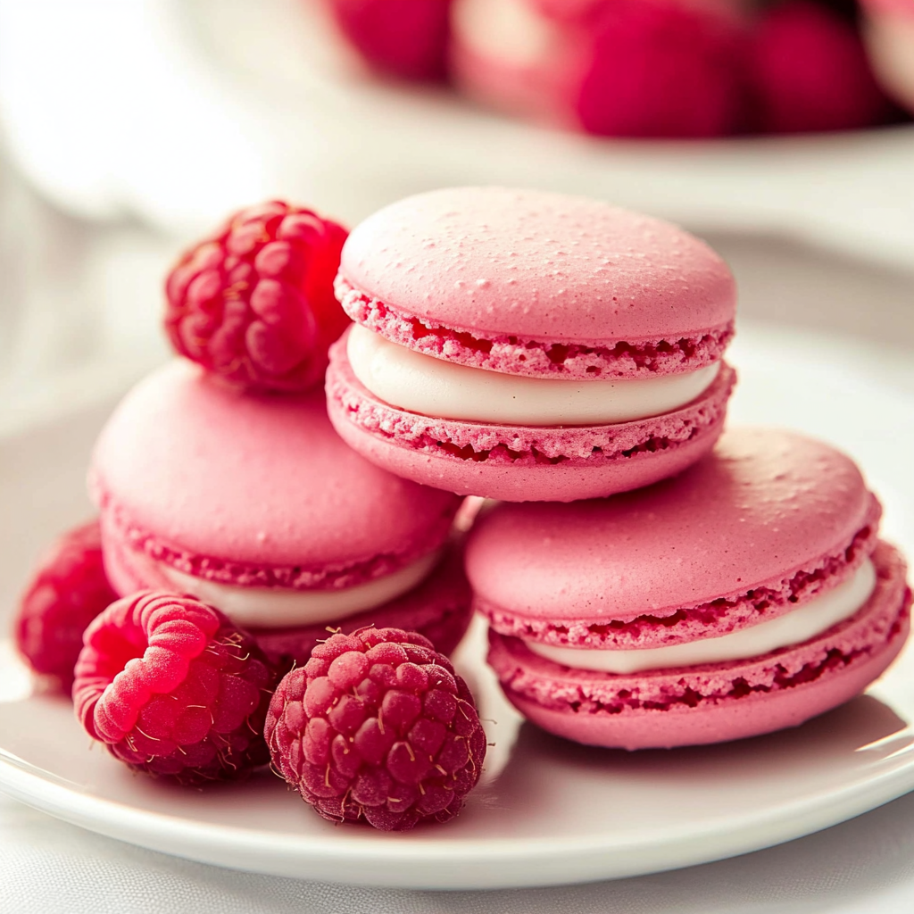 Delightful Raspberry Coconut Macarons Recipe
