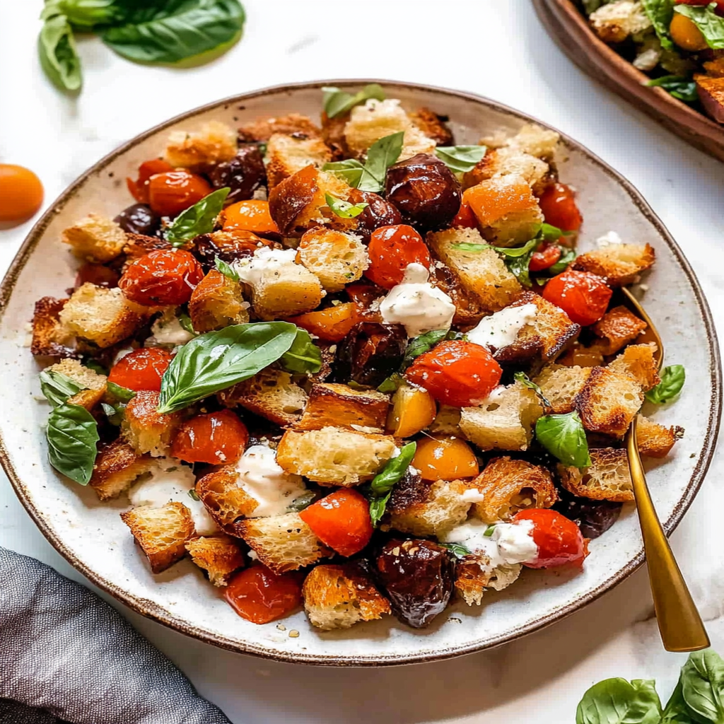 Rustic Panzanella Summer Salad