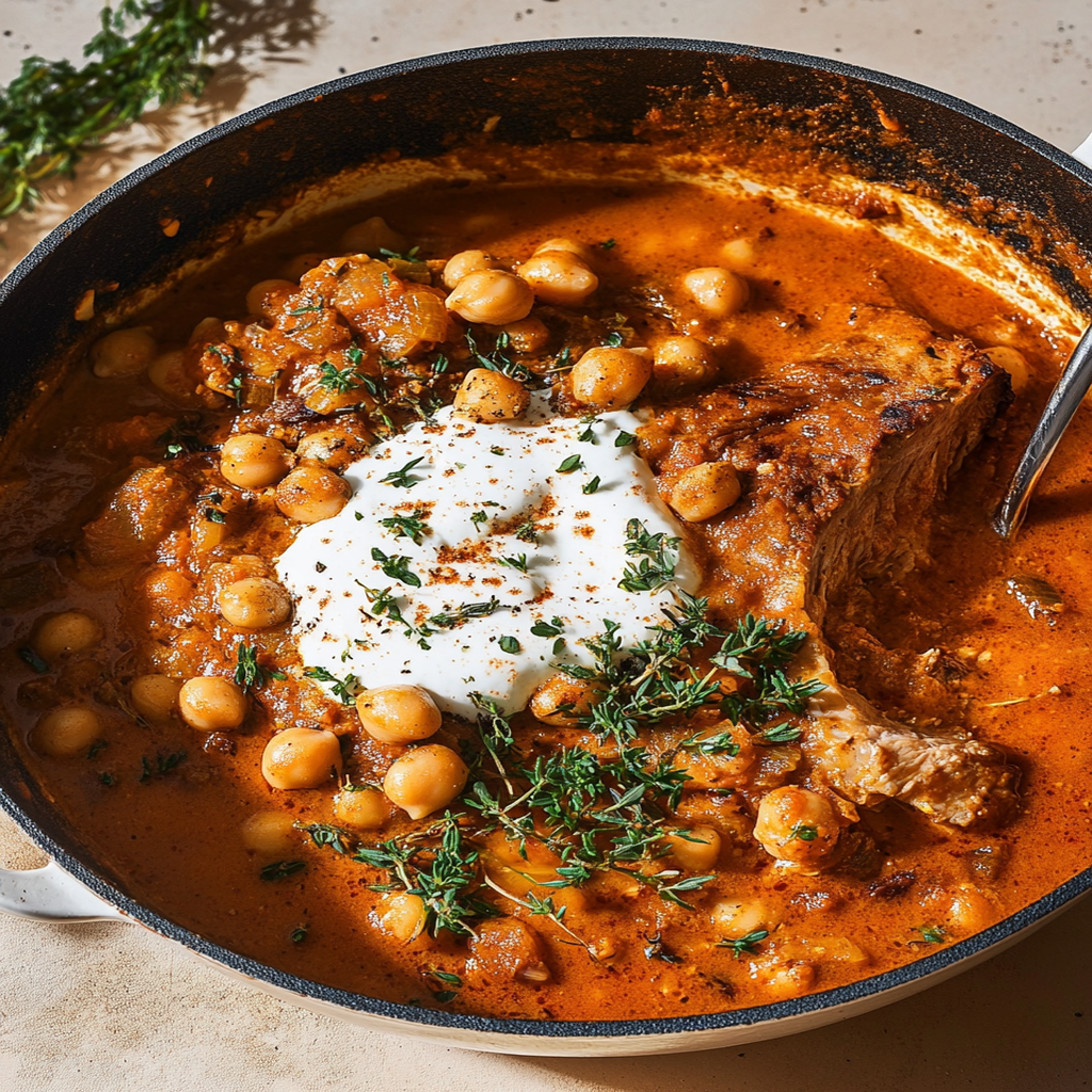 Smoked Paprika Chickpea Pot Roast