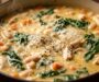Cozy Creamy Tuscan White Bean and Chicken Soup
