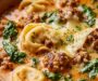 Creamy Sausage Tortellini Soup (With Spinach and Tomatoes)