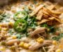 Creamy Slow Cooker White Chicken Chili (Easy Crockpot Recipe)